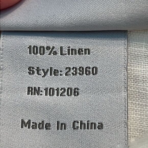 Soft Surroundings Jacket 100% linen ruffle S - Picture 8 of 9